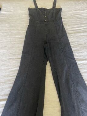 VICI Black Denim-Look Tank Top